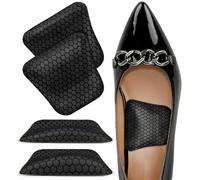 BIGGCOOL High Arch Support Inserts for Women, Foot Arch Support Pads for Flat Feet, Gel Arch Inserts for Plantar Fasciitis & Pain Relief (Black, Low+High)