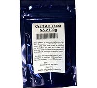 Bigger Jugs Craft Ale Yeast - No. 2 Blue Packet - 100g Resealable Pouch (100g, Blue Packet)