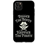 Bigger The Booty Happier The Pirate Skull and Swords Cruise Case for iPhone 11 Pro Max