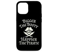 Bigger The Booty Happier The Pirate Skull and Swords Cruise Case for iPhone 12/12 Pro