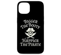 Bigger The Booty Happier The Pirate Skull and Swords Cruise Case for iPhone 13