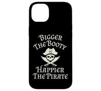 Bigger The Booty Happier The Pirate Skull and Swords Cruise Case for iPhone 14 Plus