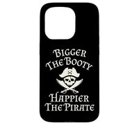 Bigger The Booty Happier The Pirate Skull and Swords Cruise Case for iPhone 15 Pro