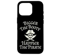 Bigger The Booty Happier The Pirate Skull and Swords Cruise Case for iPhone 16 Pro
