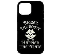 Bigger The Booty Happier The Pirate Skull and Swords Cruise Case for iPhone 16 Pro Max