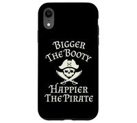 Bigger The Booty Happier The Pirate Skull and Swords Cruise Case for iPhone XR