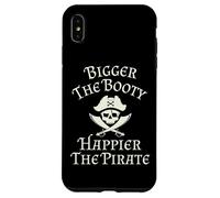 Bigger The Booty Happier The Pirate Skull and Swords Cruise Case for iPhone XS Max