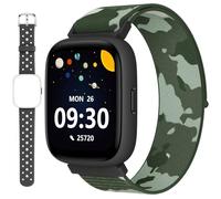 BIGGERFIVE Kids Smart Watch, 1.8" Fitness Watch Pedometer, Sleep Tracker, Heart Rate, IP68 Waterproof, Calorie Step Counter, Puzzle Games with/without APP for Girls Boys Teens 5-16, 2 Straps