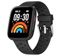 BIGGERFIVE Kids Smart Watch No Phone Needed, 1.8" Amoled Fitness watch Pedometer, Heart Rate, Sleep Tracker, 30m Waterproof, Step Counter, Puzzle Games, 100+ Dials, Gifts for Boys Girls 5-16, Black