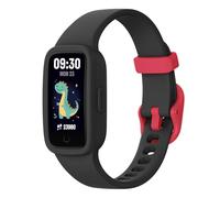 BIGGERFIVE Vigor 3 Kids Fitness Tracker Watch, AMOLED Screen, No App or Phone Needed, 3ATM Waterproof, Heart Rate & Sleep Monitor, Pedometer & Step Counter Smart Watch for Boys Girls Ages 5-15 (Black)