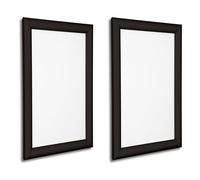 Biggest Aluminium Snap frame Poster Frame Clearence sale In Black and silver Colour (2 x A1 Black MItred)