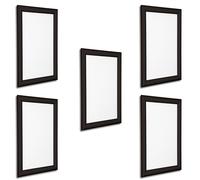 Biggest Aluminium Snap frame Poster Frame Clearence sale In Black and silver Colour (5 x A4 Black Mitred)