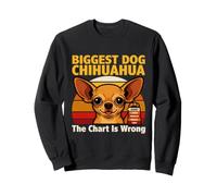 Biggest Dog Chihuahua The Chart Is Wrong Sweatshirt