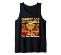 Biggest Dog Chihuahua The Chart is Wrong Tank Top