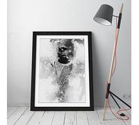 Biggie Smalls 4 Black Framed Wall Art Picture Print - A1 - Black Frame