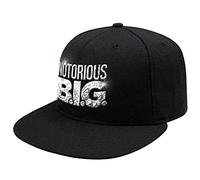 Biggie Smalls Baseball Cap Black on Black Logo Official Black Snapback