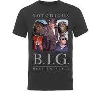 Biggie Smalls Collage T-Shirt in Black | Size: Medium Biggie Smalls Black M