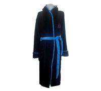 Biggie Smalls Crown Logo Bathrobe in Black | Size: Small Biggie Smalls Black S