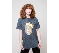 Biggie Smalls Crown Logo Tie Dye T-Shirt in Blue | Size: Large Biggie Smalls Blue L