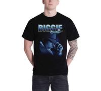 Biggie Smalls Hat Portrait T-Shirt in Black | Size: Large Biggie Smalls Black L