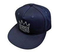 Biggie Smalls Men's Crown Logo Snapback Cap in Navy Biggie Smalls Navy One Size