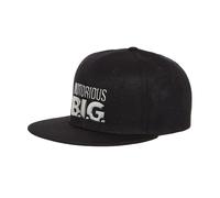 Biggie Smalls Men's Logo Snapback Cap in True Black Biggie Smalls True Black One Size