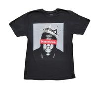 Biggie Smalls Men's The Notorious T-Shirt in Black | Size: Large Biggie Smalls Black L