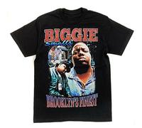 Biggie Smalls Notorious T-Shirt Tee Black B.I.G. Big Shirt Men's Vintage Black L