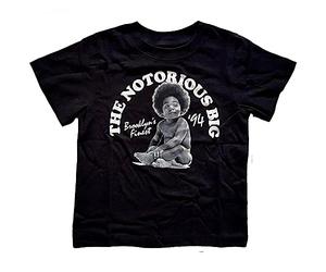 Biggie Smalls Toddler T Shirt Baby Logo Official Black 12 Months to 5 yrs