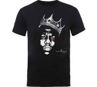 Biggie Smalls Unisex T-Shirt Crown Face Black (S)