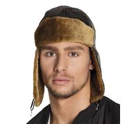 BIGGLES SQUADRON LEADER PILOT FLYING HAT FANCY DRESS
