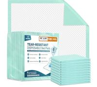 BIGGMED Tear-Resistant Bed Pads Disposable 48" X 36" Extra Large 215 Gram Heavy Duty Absorbency Chucks Pads Disposable Adult Thickened Pee Pads for Adult Elderly Puppy Pads for Training, 10 Pads