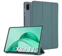 Bighan Case Compatible with Honor Pad X8a 11", Slim Smart Folio Trifold Stand with Auto/Sleep Tablet Case Green
