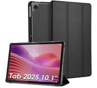 Bighan Case replace for Lenovo Tab 10.1 inch 2025 Slim Stand TriFold Hard Shell Protective Back Cover for Tab TB311FU/TB311XU -Black