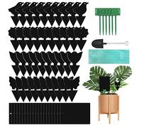 Bighan Fruit Fly Traps, 60 Pack Black Dual-Sided Fruit Fly Trap Bug Catcher for Protect Plants and Control Indoor Plant Bug, Fly Paper for Flies Mosquitoes Fungus Gnats