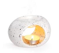 Bighan Wax Melt Burner Black&White Wax burner Ceramic Oil Burners Assorted Wax Warmer Aromatherapy Holder Candle Scented Diffuser Home Bedroom Decor