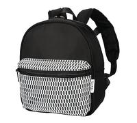 BIGHAS Lightweight Toddler Kids Backpack with Chest Strap For Boys and Girls, Preschool Kindergarten 3-6 Years Old 30 Colors (Bk)
