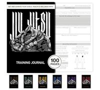 Bighorn Athletics All-In-One Jiu Jitsu Journal: A technique-based Journal that incorporates your Jiu Jitsu Goals, Health & Wellness, White