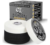 Bighorn Athletics Jiu-Jitsu & Judo Finger Tape, 0.3" x 13.7m, 8 Rolls (Black White)