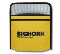 BIGHORN Insulated Bag for Backpackers - Durable Small Insulated Pouch for Freeze Dried Backpacking Meals - Packs Flat, Lightweight, Aids Rehydration, Keeps Food Hot, 10 ¼” x 7 ½” x 3 ½”, 1.5oz, Yellow