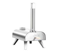 BIGHORN Portable Stainless Steel Pizza Oven, Double Fuel Pellets and Gas, with Pizza Stone, Box Included
