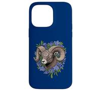 Bighorn Sheep And Blue Colorado Columbine Flowers Case for iPhone 14 Pro Max