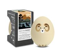 Bighorn Sheep BeepEgg - Egg Timer for Boiling Eggs - Musical Egg Cooker for Soft, Medium, Hard Boiled Eggs - Food Safe - Singing Floating Egg Timer - Egg Cooker for 3 Levels of Doneness - Brainstream