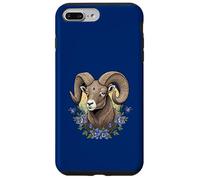 Bighorn Sheep With Blue Colorado Columbine Flowers Case for iPhone 7 Plus/8 Plus