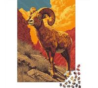 Bighorn Sheep1000 Piece Impossible for Adults Games Gifts Kids Challenge JigsawMagnificent Views