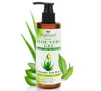 Bighture Organic Aloe Vera Gel with Tea Tree Oil for Face and Body, Freshly Cut Aloe Vera Gel, Ideal for Moisturizing Skin, Scalp and C 170ml (Pack of 1)