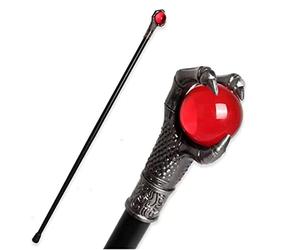 BIGIX Dragon Claw Walking Stick - Men Vintage Walking Sticks - for Cosplay Canes Elderly Gift, 93cm/36.61inch,Red