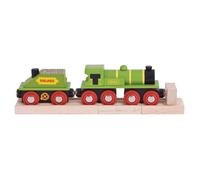 Bigjigs Rail Big Green Engine Bigjigs Rail Multicolor