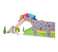 Bigjigs Rail Bronto Riser - Dinosaur Train Set Accessory, Wooden Tra (US IMPORT)