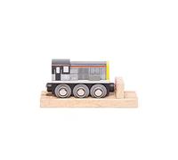 Bigjigs Rail Class 8 Diesel Shunter, Vintage Wooden Railway Engine | Vintage Diesel Engine, Compatible with Most Major Wooden Railway Brands, Gift for Toddlers & Children Age 3+